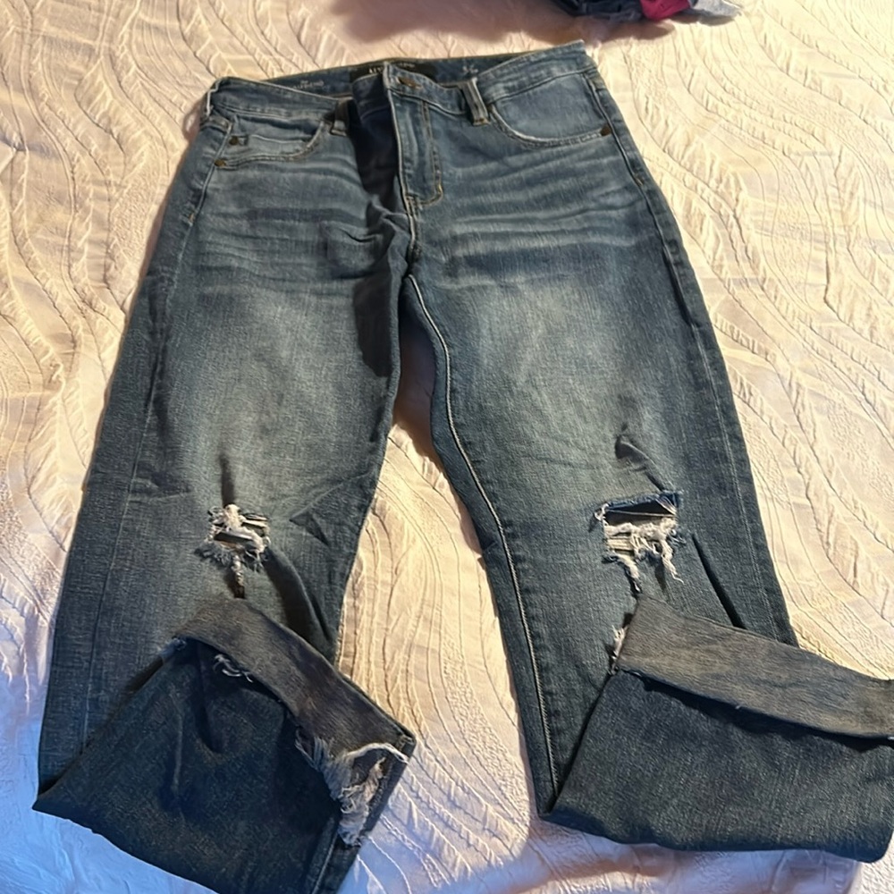 Liverpool cuffed girlfriend jeans